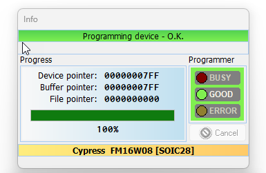 Dataman FM16W08 ok